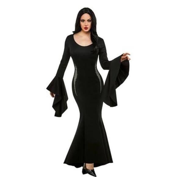 New Wednesday Nevermore Academy Morticia Addams Halloween Costume women’s small - Picture 4 of 7